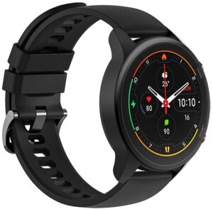 【日本正規代理店品】Xiaomi Mi Watch Miスマートウォッチ スポーツフィットネス腕時計 32g軽量設計 GPS運動記録 着信通知 (ブラック)