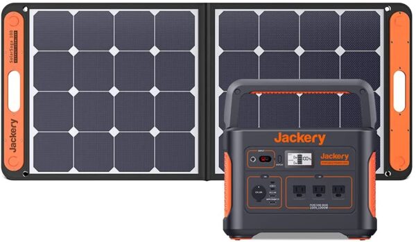 Jackery Solar Generator 1000 ポータブル電源 1000 ソーラーパネル SolarSaga 100 セット キャンプ 車中泊 アウトドア 防災グッズ 停電 緊急電源 大容量バッテリー搭載 太陽光パネル 100W ジャクリ