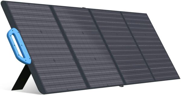 BLUETTI PV120 ソーラーパネル 120W折りたたみ式ソーラーチャージャー 最新型ETFE太陽光パネル 単結晶 高転換率 キャンプ用ポータブル電源充電器 IP65防水 薄型軽量 携帯便利 収納型スタンド付き 直列並列可能