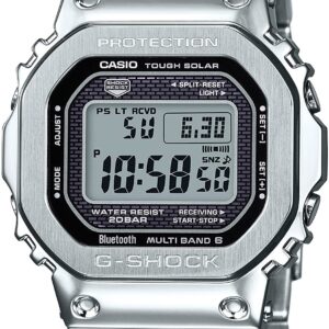 [カシオ] 腕時計 ジーショック 【国内正規品】Bluetooth 搭載 電波ソーラー GMW-B5000D-1JF メンズ シルバー