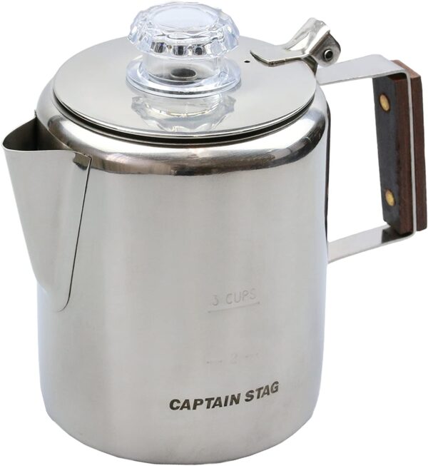 キャプテンスタッグ(CAPTAIN STAG) コーヒー ポット パーコレーター 18-8ステンレス製 M-1224/M-1225/UW-3531